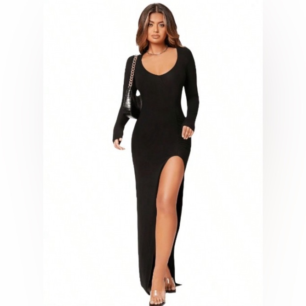 Long black dress